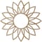 Ekena Millwork Daisy Wood Fretwork Pierced Ceiling Medallion, Red Oak, 18"OD x 6 1/4"ID x 3/8"T CMWP18X18X0375DARO - alternate 3